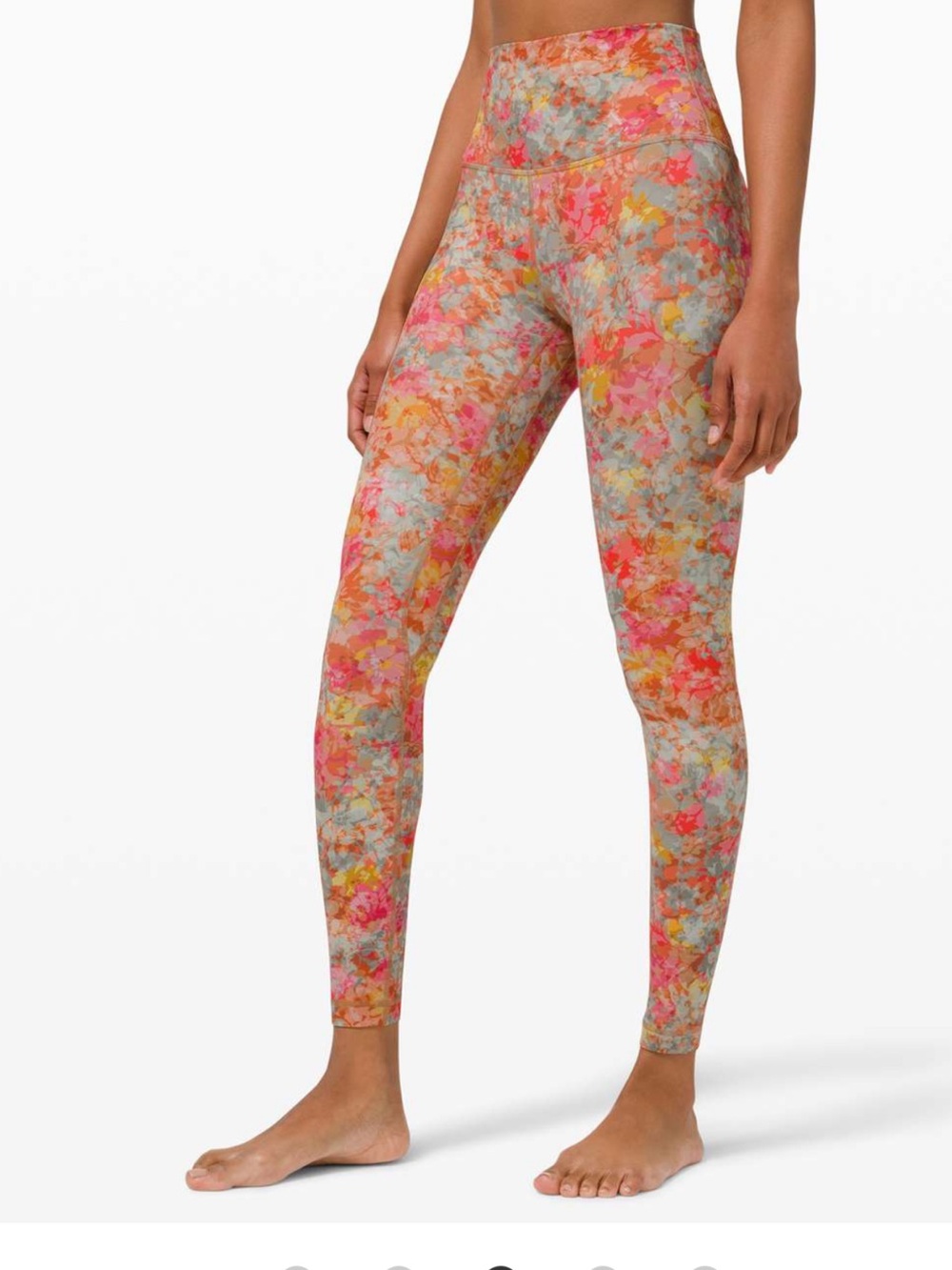 Lululemon Align Pant 28” Inflorescence Multi Floral Leggings Size 4 Nulu